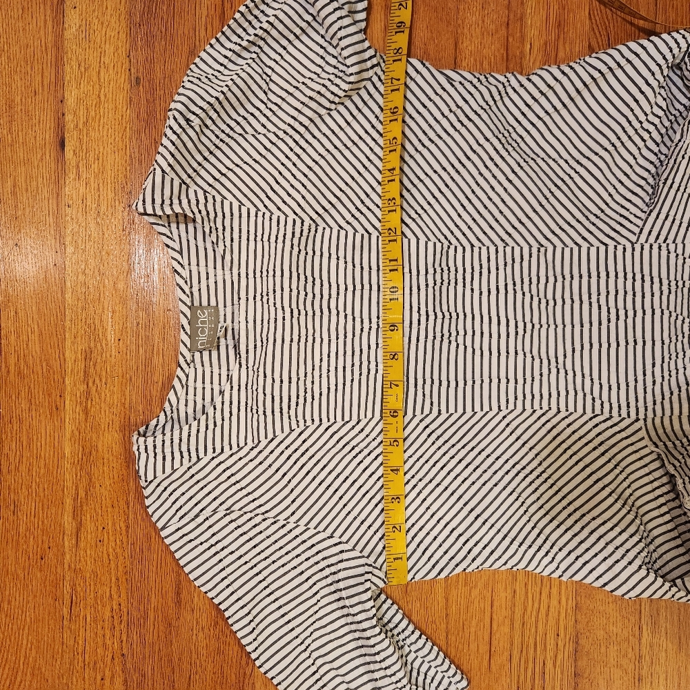 Niche by Nilgun Derman Oversized Dress Size XS - Grey & White - Picture 10 of 11